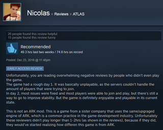 Illustration for article titled Atlas, As Told By Steam Reviews